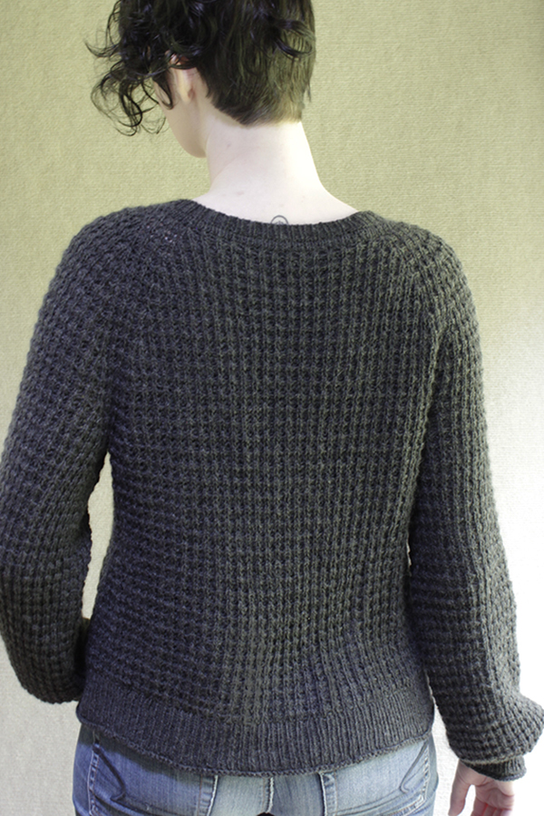 ann arbor sport pullover knitting pattern, thermal rib