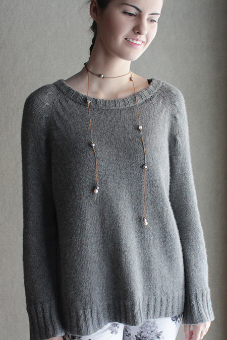 Sunday Knits, Sunday Morning, cashmere, pullover, knitting pattern, raglan, cable decreases