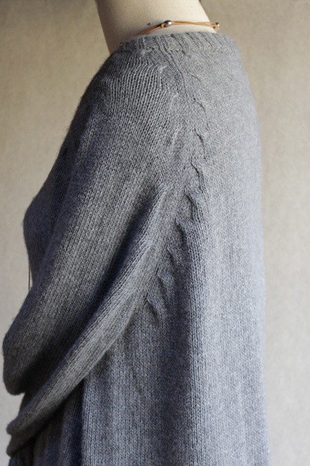 Sunday Knits, Sunday Morning, cashmere, pullover, knitting pattern, raglan, cable decreases